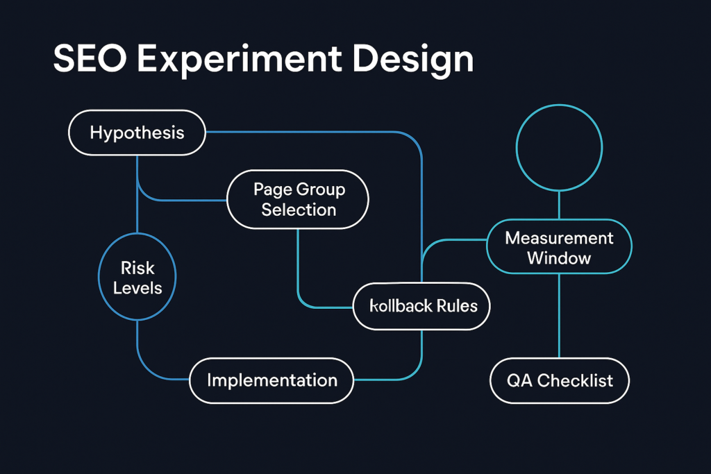 SEO Experiment Design for Production Page Changes