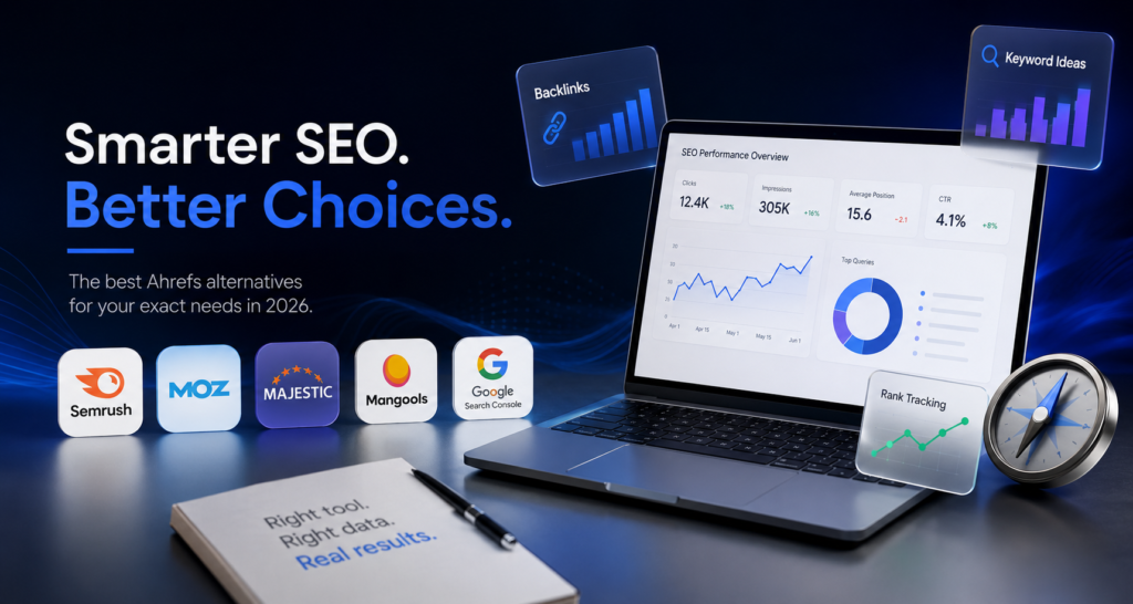 Best Ahrefs Alternatives in 2026 (Free + AI)